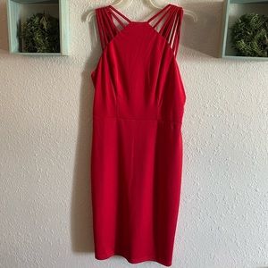 Women's Sleeveless Strappy Cocktail Bodycon Dress